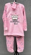 Дитяча тепла піжама для дівчинки Mini Moon Sleeping cat 164/170 см (маломірять), рожевий - зображення 1