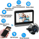 Відеодомофон дверного вічка бездротовий Wi-Fi Tuya Smart Video Doorbell ED-300RA - изображение 2