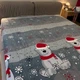 Плед флисовый новогодний полуторный 150х200 серо-голубой Медвежата Colorful Home NPF2 - изображение 1