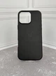 Чохол протиударний шкіряний OEM Leather Case with MagSafe для iPhone 16 Pro Max Black - зображення 1
