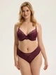 Бюстгальтер з кісточками мереживний Esotiq Cloe 43532-93X 85B Бордовий (5903972680513) - зображення 3