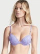 Кружевной бюстгальтер с пуш-ап сиреневого цвета VICTORIA'S SECRET Sexy Tee р. 80D/36D арт. 30488 - изображение 1