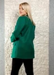 Піджак з пальтової шерсті прямого крою Hot Fashion зелений M-XL 22-1177 - изображение 7