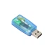 Звуковая карта Ewell USB 3D Sound, 2 Channel (EW063) - изображение 1