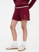 Спортивные шорты на флисе женские GAP 912114795 S Бордовые (1159846967) - изображение 1