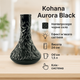 Колба для кальяну Kohana 24см Aurora Black 1,5л скло, тип з'єднання клік-система/різьба - зображення 2