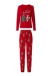 Пижама (кофта+штаны) красная Новогодняя Pepperts 134-140см (400011801) - изображение 1