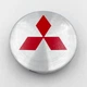 Колпачки (заглушки) в диски MITSUBISHI (Митцубиси) 58 мм Серый Красный лого CountryMan - изображение 4