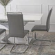 Комплект из 4 стульев для кухни и гостиной LOCA Gray Eco-leather - изображение 6