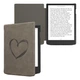 Обложка чехол kwmobile Soft Touch для PocketBook 743C InkPad Color 2 Heart Grey - изображение 1