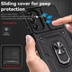 Противоударный чехол Camshield для Samsung Galaxy A36 с кольцом-держателем Черный - изображение 3