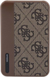 Powerbank Guess 4G Leather Metal Logo 5000mAh 15W USB-C Brown (3666339171391) - obraz 4