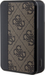 Powerbank Guess 4G Leather Metal Logo 10000mAh 18W USB-C Brown (3666339171407) - obraz 4