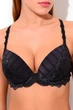 Бюстгальтер push-up Simone Perele 70B Серый (anthracite 829) (125476) - изображение 1