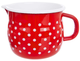 Kubek Orion Tecka emaliowany w grochy Czerwony 1.9 l (8592381160432) - obraz 1