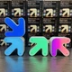 Ночник в виде стрелки светильник Reverse Arrow многоцветная LED-подсветка энергосберегающая технология - изображение 1