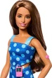 Лялька Барбі Модниця з діабетом в комплекті в горошок Barbie Fashionistas Diabetes Polka Dot Outfit 242 (HYT97) (HYT97) - изображение 4