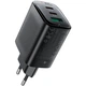 Сетевое зарядное устройство Acefast A108 2xUSB-C + USB-A 67W GaN Fast Charger Black (6974316284048) - изображение 2