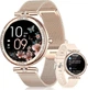 Жіночий смарт годинник Smart Watch з Bluetooth дзвінками, AMOLED екран, розумний браслет з металевим ремінцем для Android і iOS - зображення 1