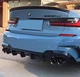 Спойлер AD_Plastik BMW 3 Series G20 G80 M Performance Style чорний глянсовий (В-83) - зображення 6