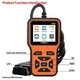 Автомобільний діагностичний сканер OBD2 V500, Сканер авто OBD2, Діагностичний сканер авто OBDII, Інструмент діагностики авто OBDII - зображення 4
