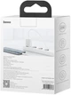 Зарядное Устройство Baseus Super Silicone PD Charger 25W (1Type-C) white - изображение 5