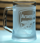 Пивной бокал 670 мл ФК Арсенал Arsenal с гравировкой подарок для фаната футбольная кружка - изображение 2