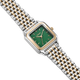 Жіночий Годинник Burker Watches Macy Срібно-зелено-золотий - изображение 2