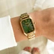 Жіночий Годинник Burker Watches Isabell Зелено-золотий - изображение 7