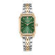 Жіночий Годинник Burker Watches Isabell Срібно-зелено-золотий - изображение 1