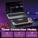 Механическая клавиатура AULA S75 Pro / 75% / Три режима подключения / Seyia Switch / Black Pink - изображение 5