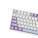 Ігрова механічна клавіатура Ajazz Ak820 / Дротове підключення / Sea Salt Switch / White Purple - зображення 3