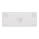 Ігрова механічна клавіатура Ajazz Ak820 / Дротове підключення / Sea Salt Switch / White Purple - зображення 7