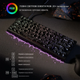 Игровая магнитная клавиатура Attack Shark X68 / Проводное подключение / Magnetic Switch / Black Lines - изображение 5