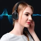 Навушники Без бренду Bluetooth WH-1000XM5 накладні Чорний (1016-018-00) - зображення 5