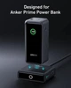 Мережевий зарядний пристрій Anker Charging Base для Anker Prime 100W, 2xUSB-C, 1xUSB-A, Pogo pin Black (A1902311) - зображення 2