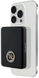 Powerbank Guess MagSafe 4G Strassed Metal Logo 5000mAh 15W USB-C Black (3666339172152) - obraz 2
