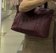 Сумка женская Davd Jones тоут бордовая на двух ручках CM7701 Windsorwine - изображение 4