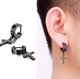 Черные серьги с крестом YXYSM - изображение 1