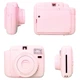 Набір камера моментального друку Popoto Pink + чохол + фотоплівка 20 штук + фотоальбом + фоторамка + 4 наклейки - зображення 3