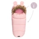 Зимний конверт в коляску MoMi Sleeping Bag Pink теплый спальный мешок в коляску для новорожденного, санки, автокресло, универсальный детский конверт на зиму с капюшоном, утепленный конверт-спальник для девочки, флисовый конверт в коляску - изображение 7
