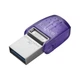 Флеш-накопитель USB3.2 128GB Type-C Kingston DataTraveler microDuo 3C (DTDUO3CG3/128GB) - изображение 1