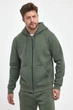 Кофта на замке спортивная флис Trend Collection 6164 хаки (HAKI) 2XL - изображение 8