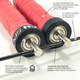 Скакалка скоростная для кроссфита UP & FORWARD Speed Rope PRO+ 3 м Красный (1494610014) - изображение 5