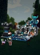 Конструктор детский Minecraft Битва в Темной Глубине игровой набор Майнкрафт 852 детали фигурки героев и монстров кирка меч сундук портал магма вода деревья аксессуары для сборки развивающий подарок для мальчиков и девочек OnePro 68357 - изображение 8