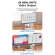 Док станция Хаб Blueendless MAC909 9 в 1 USB Type-C с поддержкой M2 SSD NVMe для Mac Mini M4 / M4 Pro 9 портов - изображение 12