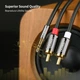 Аудіокабель UGREEN AV116 3.5mm Male to 2RCA Male Cable 5m Black (UGR-10591) - зображення 3