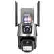 Поворотная уличная Wi-Fi камера видеонаблюдения V380-V21 8MP с сиреной и ночным видением 360° обзор - изображение 2