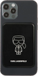 Powerbank Karl Lagerfeld Ikonik MagSafe 3000 mAh 5W Black (KLPBMSOIBK) - obraz 2