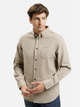 Сорочка бавовняна чоловіча Cross Jeans 35621-053 2XL Бежева (8697319810196) - зображення 1